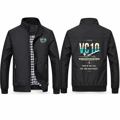 Vickers VC10 Stylish Jackets - Stand Collar - Original - Black