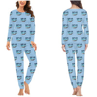 Thumbnail for Vickers VC10 - Women Pajamas - Original Pattern - Light Blue
