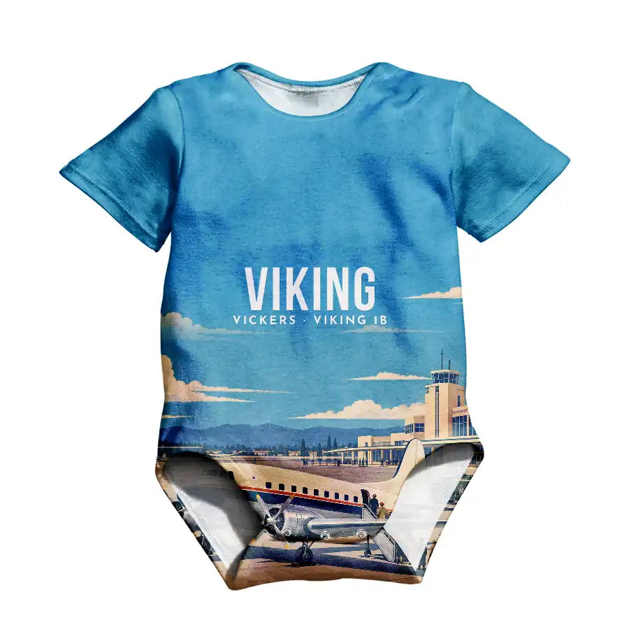 Vickers Viking 1B 3D All-Over Print Clothing - Baby Bodysuit - 3D