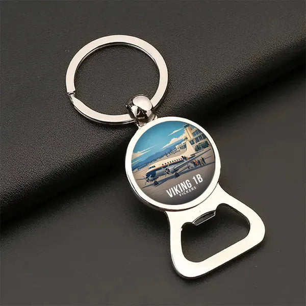 Vickers Viking 1B - 3D - Bottle Opener Key Chain - Full Print