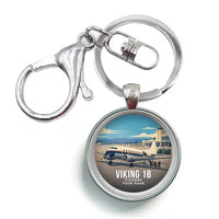 Thumbnail for Vickers Viking 1B - 3D + Name - Circle Key Chain - Full Print