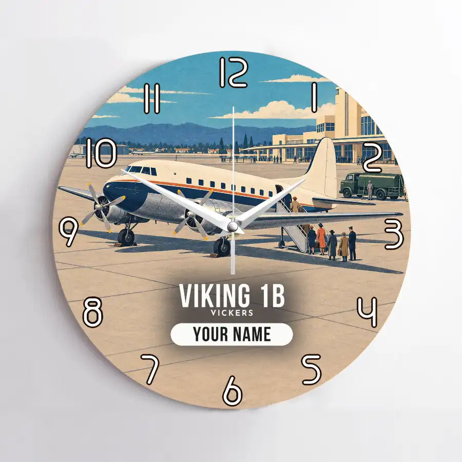 Vickers Viking 1B - 3D + Name - No Frame - Full Print