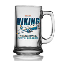 Thumbnail for Vickers Viking 1B - Cartoon - Beer Glass with Holder