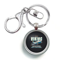 Thumbnail for Vickers Viking 1B - Cartoon - Circle Key Chain - Black
