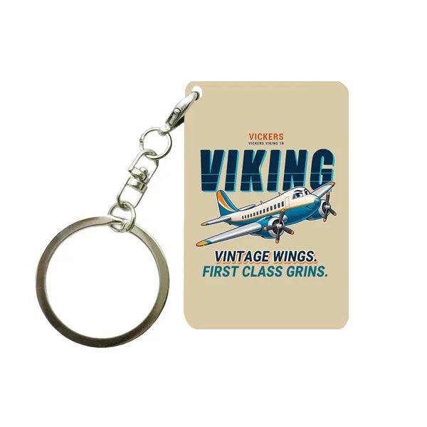 Vickers Viking 1B - Cartoon - Key Chain - Beige