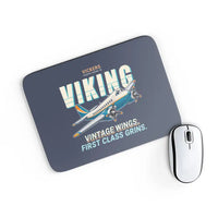 Thumbnail for Vickers Viking 1B - Cartoon - Mouse Pad - Navy Blue