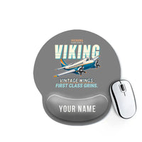 Thumbnail for Vickers Viking 1B - Cartoon + Name - Ergonomic Mouse Pad - Gray