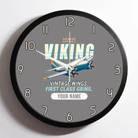 Thumbnail for Vickers Viking 1B - Cartoon + Name - Framed - Gray