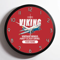 Thumbnail for Vickers Viking 1B - Cartoon + Name - Framed - Red