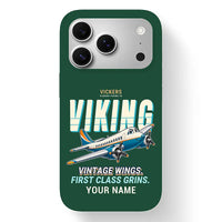 Thumbnail for Vickers Viking 1B - Cartoon + Name - MagSafe iPhone 17 Pro - Dark Green