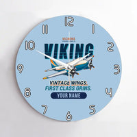 Thumbnail for Vickers Viking 1B - Cartoon + Name - No Frame - Light Blue