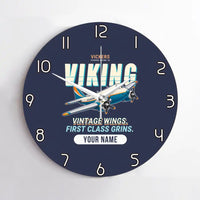 Thumbnail for Vickers Viking 1B - Cartoon + Name - No Frame - Navy Blue