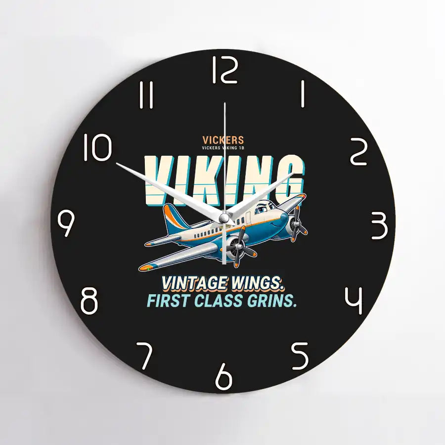 Vickers Viking 1B - Cartoon - No Frame - Black