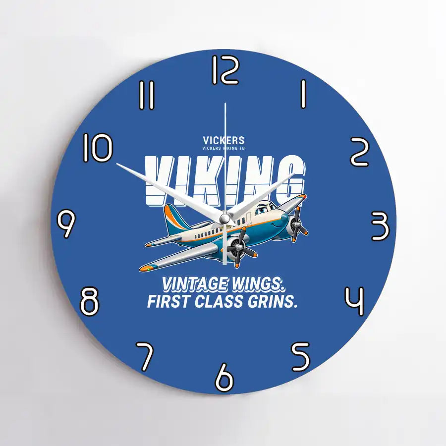 Vickers Viking 1B - Cartoon - No Frame - Blue