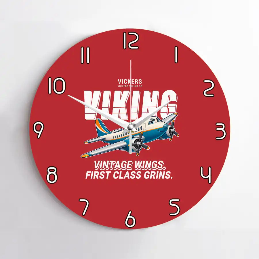 Vickers Viking 1B - Cartoon - No Frame - Red