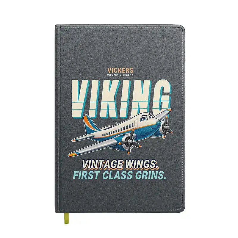 Vickers Viking 1B - Cartoon - Notebook - Gray