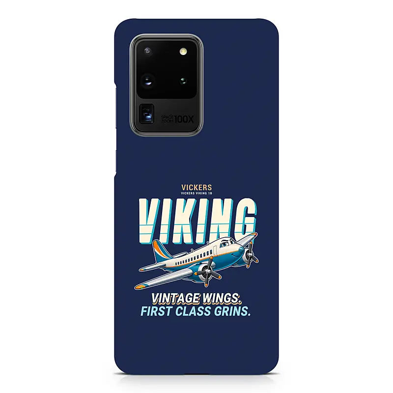 Vickers Viking 1B - Cartoon - Samsung Case - Navy Blue