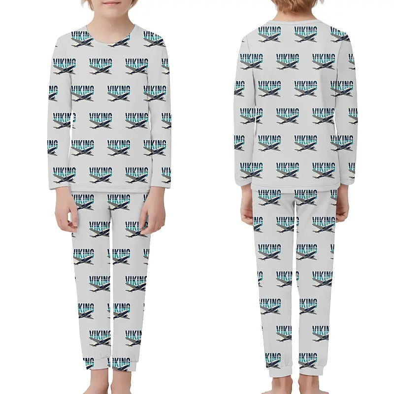 Vickers Viking 1B - Children Pajamas - Original Pattern - Light Gray
