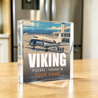 Thumbnail for Vickers Viking 1B - Crystal Ornament - 3D + Name - Kitchen