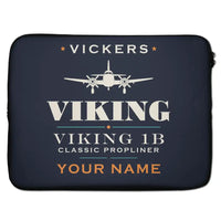 Thumbnail for Vickers Viking 1B - Heritage + Name - Laptop Sleeve