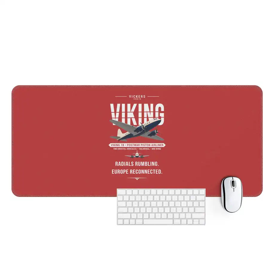 Vickers Viking 1B - Original - Desk Mat - Red