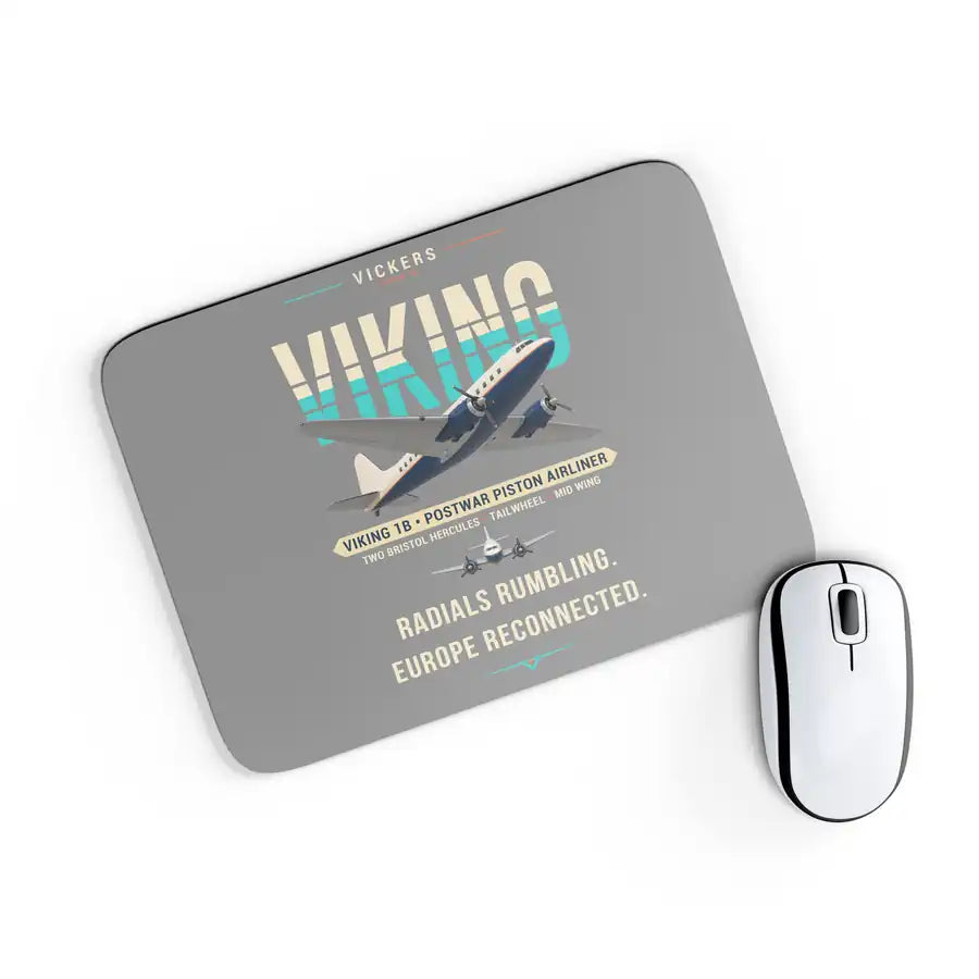 Vickers Viking 1B - Original - Mouse Pad - Gray