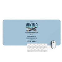 Thumbnail for Vickers Viking 1B - Original + Name - Desk Mat - Light Blue