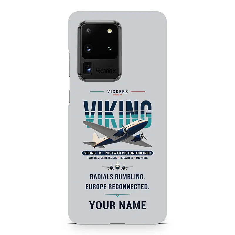 Vickers Viking 1B - Original + Name - Samsung Case - Light Gray