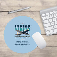 Thumbnail for Vickers Viking 1B - Original - Round Mouse Pad - Light Blue