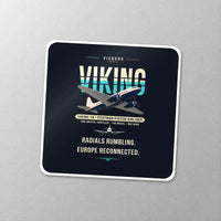 Thumbnail for Vickers Viking 1B - Original - Square Sticker - Close-up