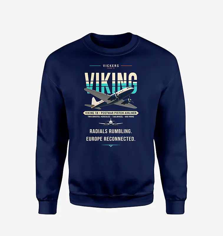 Vickers Viking 1B - Original - Sweatshirt - Navy Blue