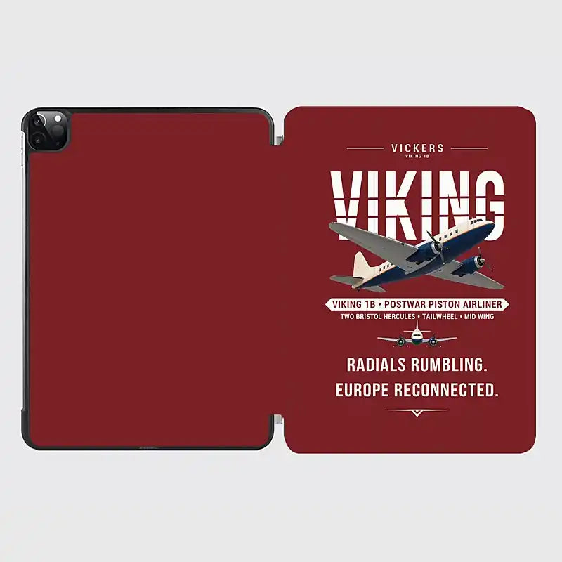 Vickers Viking 1B - Original - iPad Case - Dark Red