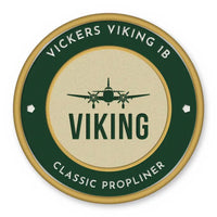 Thumbnail for Vickers Viking 1B Patches - Circle - Forest Gold