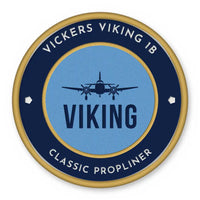 Thumbnail for Vickers Viking 1B Patches - Circle - Navy Sky