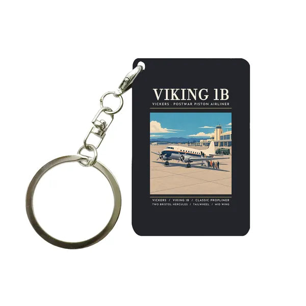 Vickers Viking 1B - Poster - Key Chain - Black
