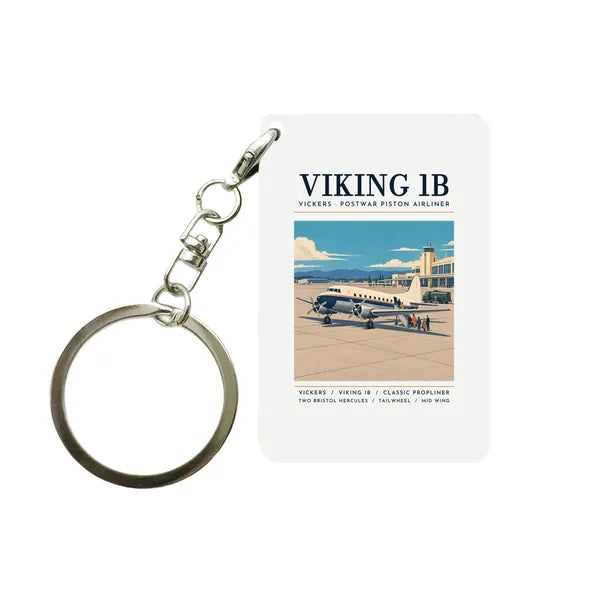 Vickers Viking 1B - Poster - Key Chain - White