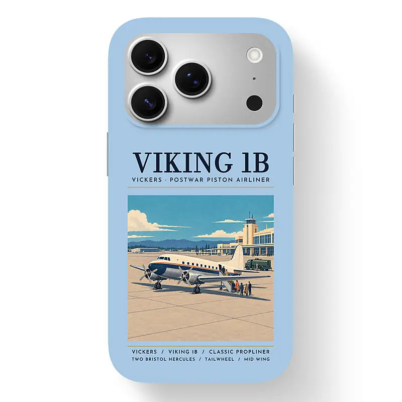Vickers Viking 1B - Poster - MagSafe iPhone 17 Pro - Light Blue