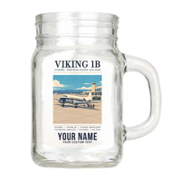 Thumbnail for Vickers Viking 1B - Poster + Name - Cocktail Glass (Mason Jar)