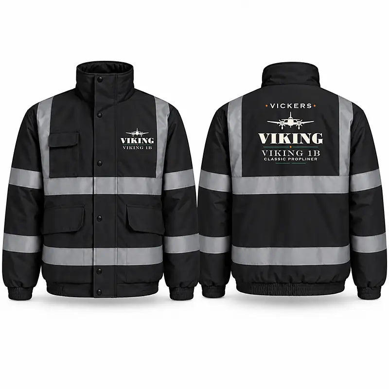 Vickers Viking 1B Reflective Winter Jackets - Heritage - Black