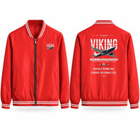 Thumbnail for Vickers Viking 1B Stylish Jackets - Baseball Collar - Original - Red