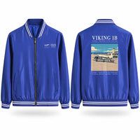 Thumbnail for Vickers Viking 1B Stylish Jackets - Baseball Collar - Poster - Royal Blue