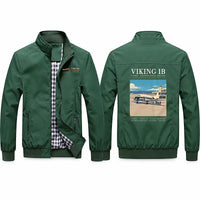 Thumbnail for Vickers Viking 1B Stylish Jackets - Stand Collar - Poster - Green