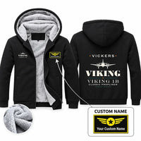 Thumbnail for Vickers Viking 1B Zipped Sweatshirts - Heritage + Name - Black