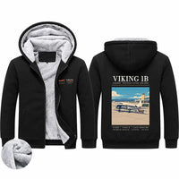 Thumbnail for Vickers Viking 1B Zipped Sweatshirts - Poster - Black
