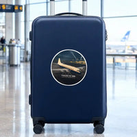 Thumbnail for Vickers Viscount 800 - 3D - Circle Sticker - Suitcase