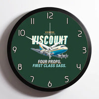Thumbnail for Vickers Viscount 800 - Cartoon - Framed - Dark Green