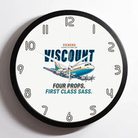 Thumbnail for Vickers Viscount 800 - Cartoon - Framed - White