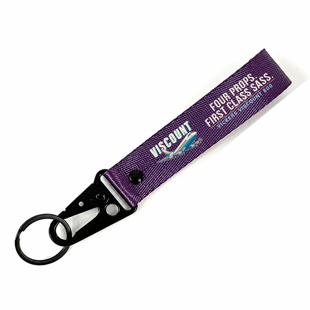 Vickers Viscount 800 Hawk-Shaped Key Chains - Purple - Cartoon