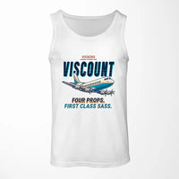 Thumbnail for Vickers Viscount 800 - Cartoon - Tank Top - White
