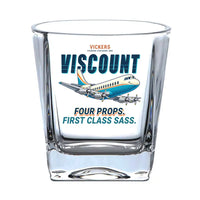 Thumbnail for Vickers Viscount 800 - Cartoon - Whiskey Glass